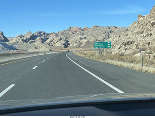 26 a1n. Utah - driving from moab to hanksville - Interstate 70 - San Rafael Reef