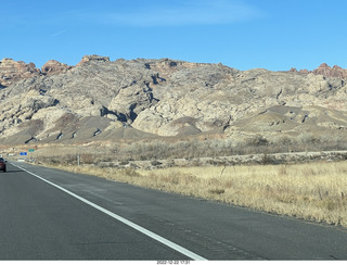 29 a1n. Utah - driving from moab to hanksville - Interstate 70 - San Rafael Reef