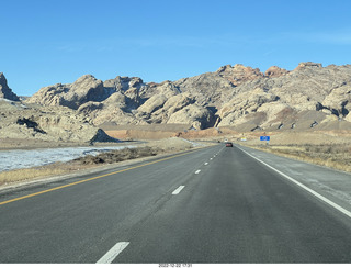 31 a1n. Utah - driving from moab to hanksville - Interstate 70 - San Rafael Reef