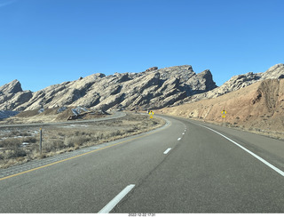 35 a1n. Utah - driving from moab to hanksville - Interstate 70 - San Rafael Reef