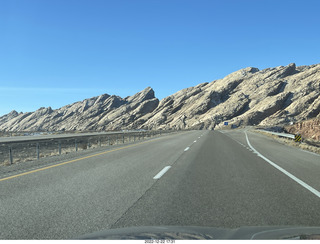 37 a1n. Utah - driving from moab to hanksville - Interstate 70 - San Rafael Reef