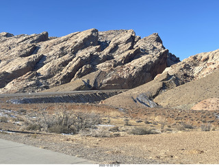 52 a1n. Utah - driving from moab to hanksville - Interstate 70 - San Rafael Reef