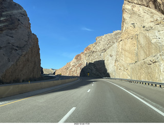 59 a1n. Utah - driving from moab to hanksville - Interstate 70 - San Rafael Reef