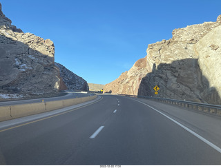 60 a1n. Utah - driving from moab to hanksville - Interstate 70 - San Rafael Reef