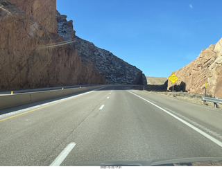 61 a1n. Utah - driving from moab to hanksville - Interstate 70 - San Rafael Reef
