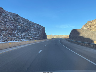62 a1n. Utah - driving from moab to hanksville - Interstate 70 - San Rafael Reef