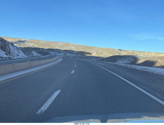 63 a1n. Utah - driving from moab to hanksville - Interstate 70 - San Rafael Reef