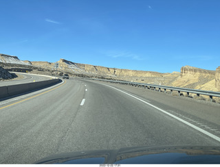 68 a1n. Utah - driving from moab to hanksville - Interstate 70 - San Rafael Reef