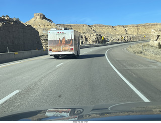 71 a1n. Utah - driving from moab to hanksville - Interstate 70 - San Rafael Reef - Cruise America