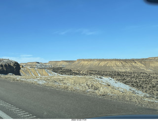 75 a1n. Utah - driving from moab to hanksville - Interstate 70 - San Rafael Reef