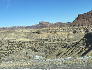76 a1n. Utah - driving from moab to hanksville - Interstate 70 - San Rafael Reef