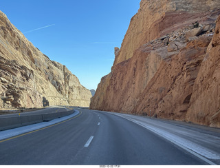 114 a1n. Utah - driving from moab to hanksville - Interstate 70 - San Rafael Reef