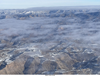 28 a1n. aerial - canyonlands - Green River, Desolation Canyon, Book Cliffs - thin clouds