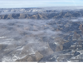 34 a1n. aerial - canyonlands - Green River, Desolation Canyon, Book Cliffs - thin clouds