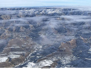 40 a1n. aerial - canyonlands - Green River, Desolation Canyon, Book Cliffs - thin clouds