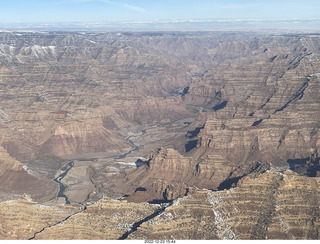 49 a1n. aerial - canyonlands - Green River, Desolation Canyon, Book Cliffs