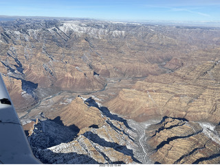 52 a1n. aerial - canyonlands - Green River, Desolation Canyon, Book Cliffs