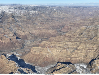 53 a1n. aerial - canyonlands - Green River, Desolation Canyon, Book Cliffs
