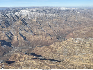 54 a1n. aerial - canyonlands - Green River, Desolation Canyon, Book Cliffs