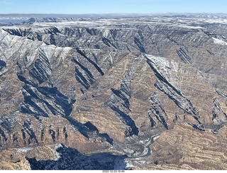 60 a1n. aerial - canyonlands - Green River, Desolation Canyon, Book Cliffs