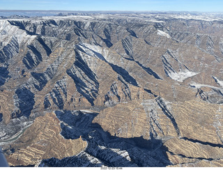62 a1n. aerial - canyonlands - Green River, Desolation Canyon, Book Cliffs