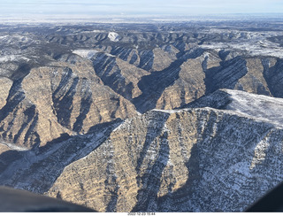 63 a1n. aerial - canyonlands - Green River, Desolation Canyon, Book Cliffs
