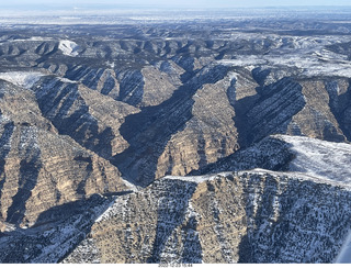 64 a1n. aerial - canyonlands - Green River, Desolation Canyon, Book Cliffs