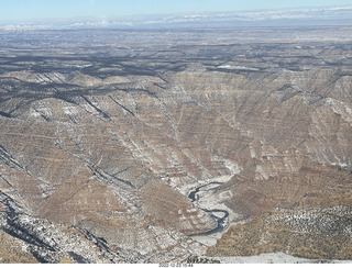 71 a1n. aerial - canyonlands - Green River, Desolation Canyon, Book Cliffs