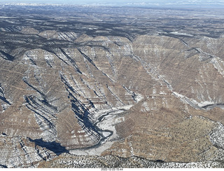 72 a1n. aerial - canyonlands - Green River, Desolation Canyon, Book Cliffs