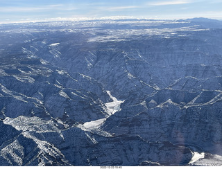 179 a1n. aerial - canyonlands - Green River, Desolation Canyon, Book Cliffs