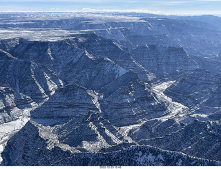 188 a1n. aerial - canyonlands - Green River, Desolation Canyon, Book Cliffs