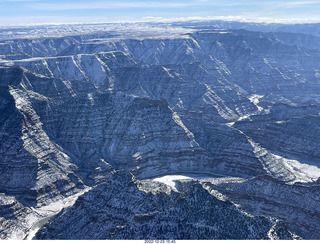 189 a1n. aerial - canyonlands - Green River, Desolation Canyon, Book Cliffs