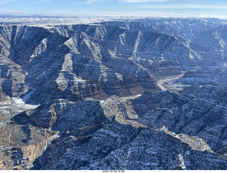 202 a1n. aerial - canyonlands - Green River, Desolation Canyon, Book Cliffs