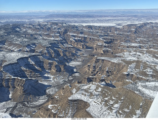 217 a1n. aerial - canyonlands - Green River, Desolation Canyon, Book Cliffs