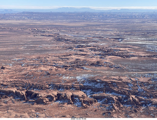aerial - canyonlands - green river (u34) to angel point airstrip