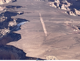 250 a1n. aerial - canyonlands - Angel Point airstrip