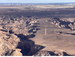 252 a1n. aerial - canyonlands - Angel Point airstrip