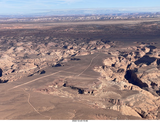 aerial - canyonlands - Angel Point airstrip