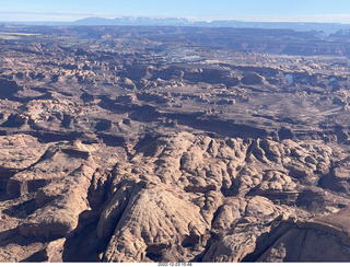 aerial - canyonlands - angel point to dirty devil