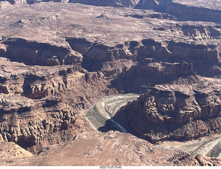 258 a1n. aerial - canyonlands - angel point to dirty devil