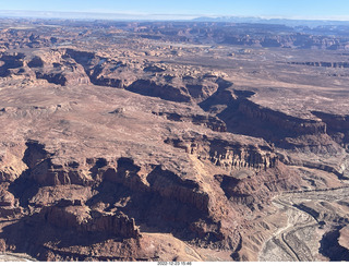 260 a1n. aerial - canyonlands - angel point to dirty devil