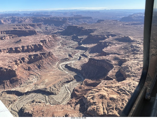 265 a1n. aerial - canyonlands - Dirty Devil airstrip