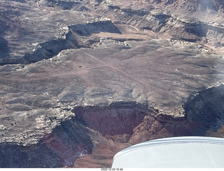 276 a1n. aerial - canyonlands - Happy Canyon airstrip
