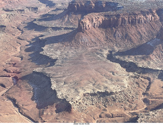 aerial - canyonlands - Happy Canyon airstrip area