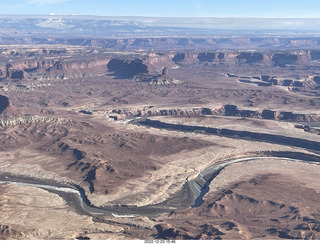 295 a1n. aerial - canyonlands - Canyonlands National Park - Green River side