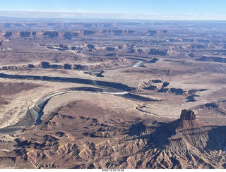 296 a1n. aerial - canyonlands - Canyonlands National Park - Green River side