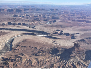 297 a1n. aerial - canyonlands - Canyonlands National Park - Green River side