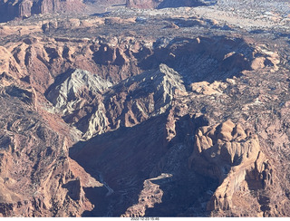 aerial - canyonlands - Canyonlands National Park - Green River side - Upheaval Dome