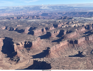 307 a1n. aerial - canyonlands - Canyonlands National Park - Green River side