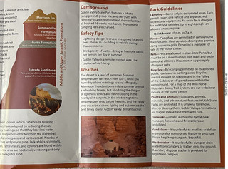 348 a1n. Goblin Valley State Park brochure